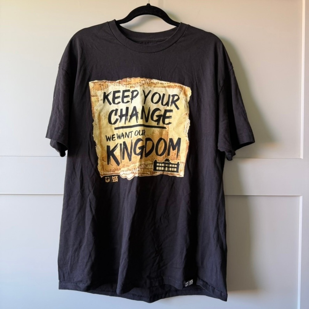 Hawaii's Finest Graphic T-Shirt Mens XL Black Kingdom Hawaiian Aloha Streetwear
